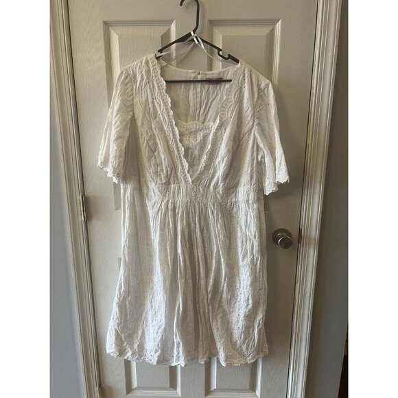 Eliza J Dresses & Skirts - Eliza‎ J New York White Lace Dress Size 20 W